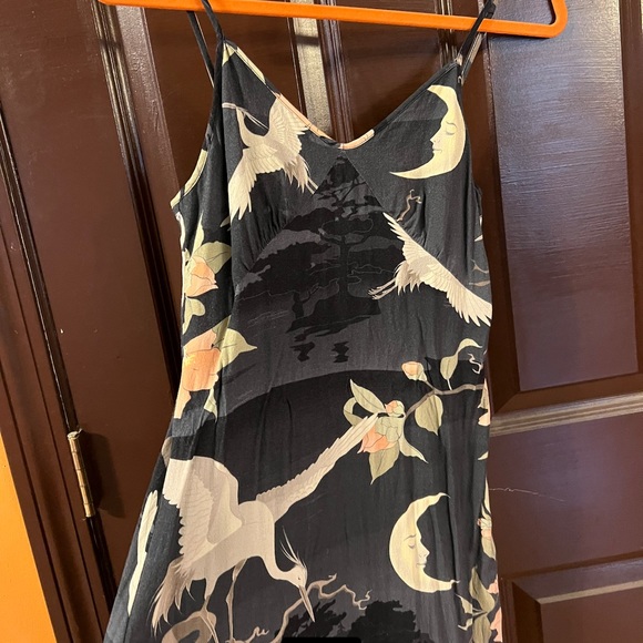 Spell Nightingale Slip Dress Black Charcoal size XS - Picture 5 of 11